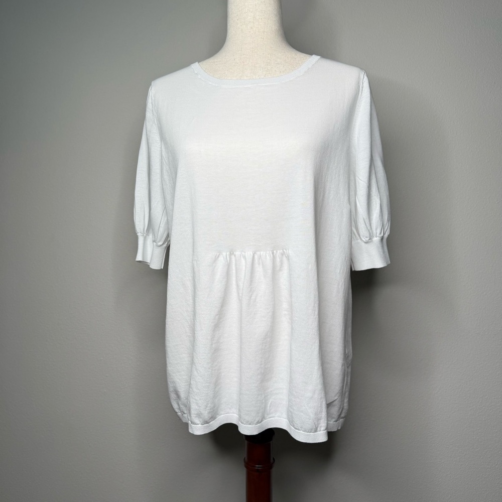 KANGRA WHITE SWEATER Made In Italy